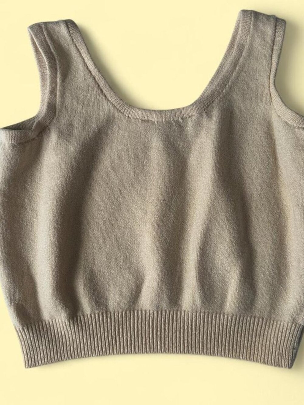 Vintage Knit Crop Top - Picture 2 of 7